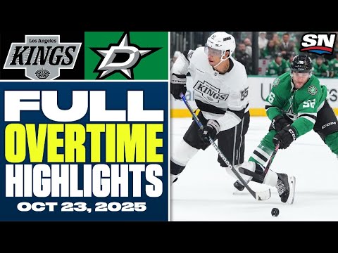 Los Angeles Kings at Dallas Stars | FULL Overtime Highlights - October 23, 2025
