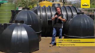 Storage tanks - JoJo Conservancy and Septic Tank Range