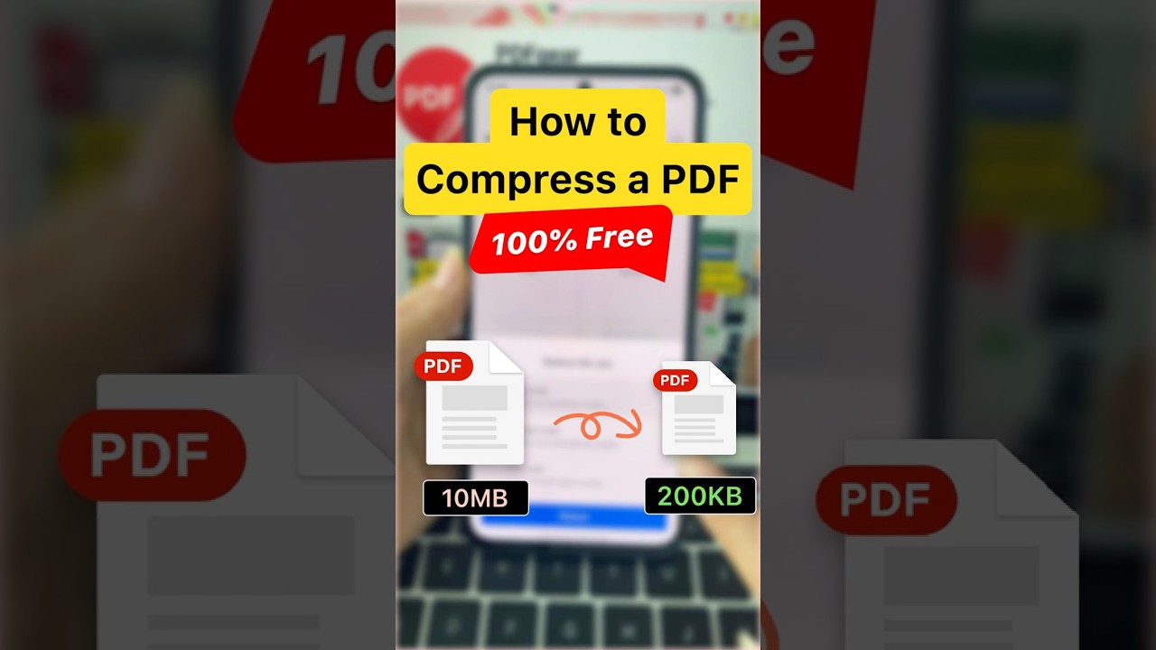 How to Compress a PDF File Size for Free #pdfgear