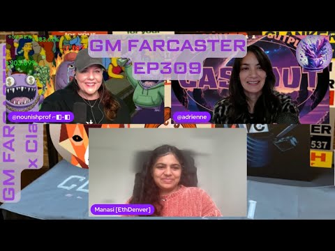 Beeple Meets Warplets & Manasi Brings the ETH Denver Alpha: GM Farcaster ep309 with @manasi