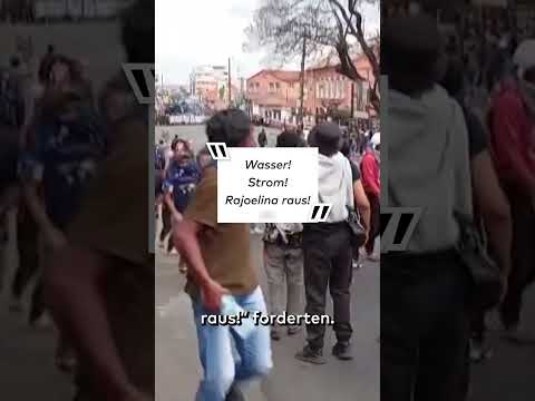 MADAGASKAR-CHAOS: Proteste gegen Rajoelina – Tote und Verletzte auf den Straßen #shorts