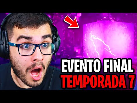 MI REACCIÓN al EVENTO FINAL de FORTNITE (MAPA DESTRUIDO en TEMPORADA 8!)