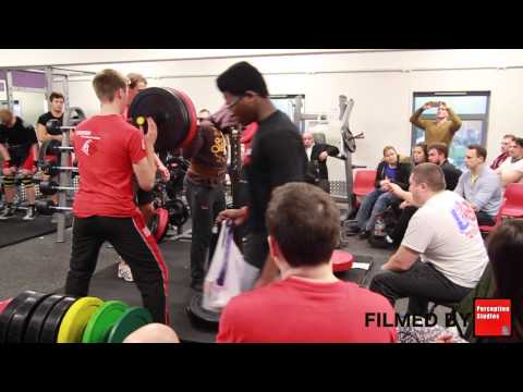 TITANIUM POWERLIFTING COMPETITION - SQUAT - AAMAR KAMIL MAHMOOD 185KG ROUND 1