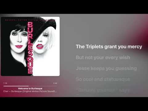 Cher - Welcome To Burlesque [Original version] Lyrics + Lossless