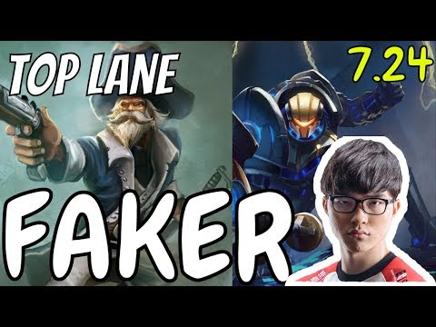 FAKER Gangplank Vs Jayce Top Stream Gameplay Season 8