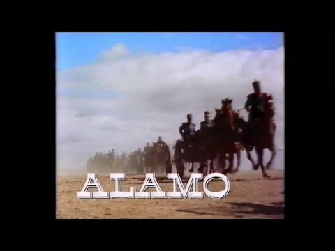 Alamo (USA 1960) Teaser Trailer deutsch / german VHS (John Wayne)