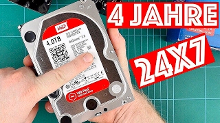 WD Red nach 4 JAHREN 24x7 // Erfahrungsbericht & Test // NAS Festplatte // Deutsch