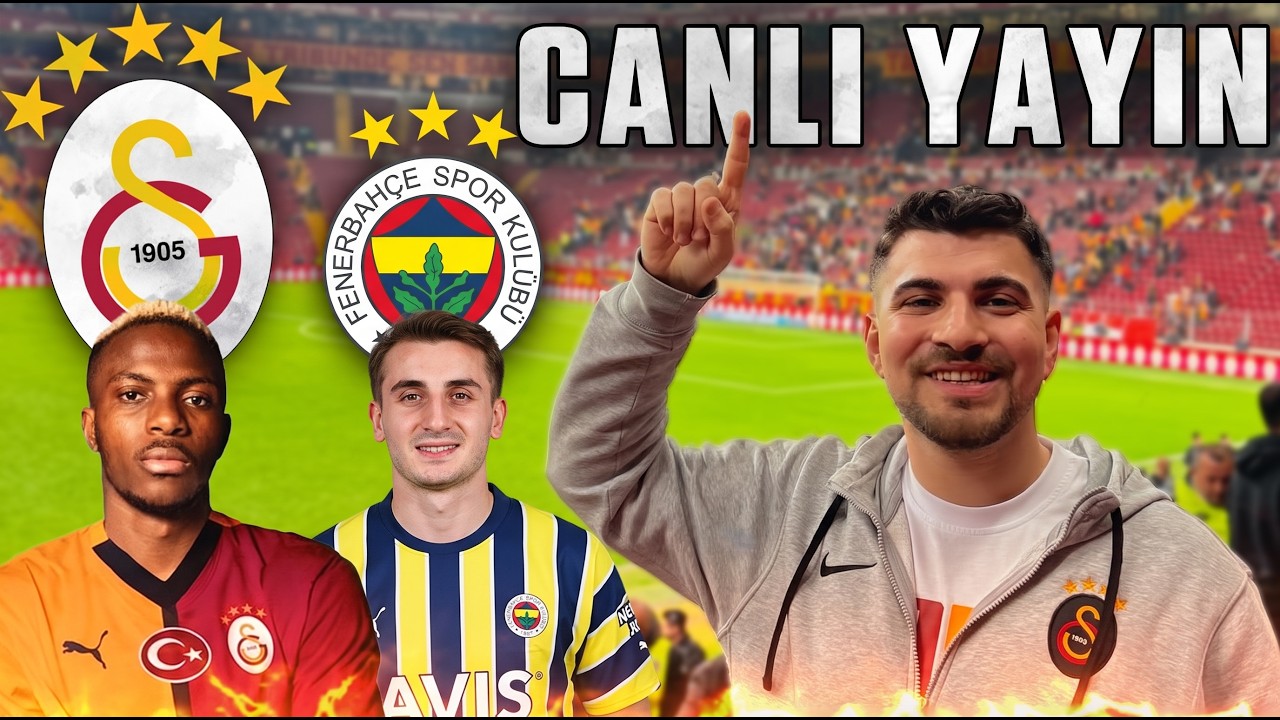🔴 İsmail Kartal'da gitti! Galatasaray 2-1 Fenerbahçe Derbi Özel | Canlı Yayın