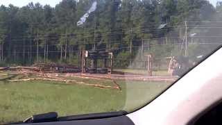 preview picture of video 'Logging truck accident Childersburg Alabama'