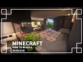⚒️[Minecraft Tutorial]: How to make a Modern Bedroom with Aquarium | Dark Themed Bedroom 🖤 #3