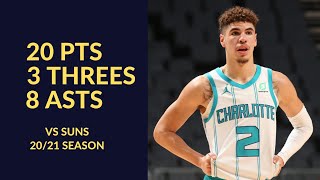 [高光] LaMelo Ball  20 Pts 8 Asts VS Suns
