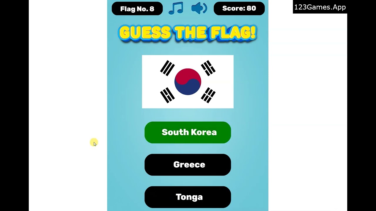 World Flags Trivia - Walkthrough & Gameplay - Online Free Game at 123Games.App