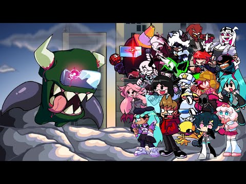 Ejected V2 But every turn a Different Character Sings it (FNF Impostor V4, but Everyone Sings It)