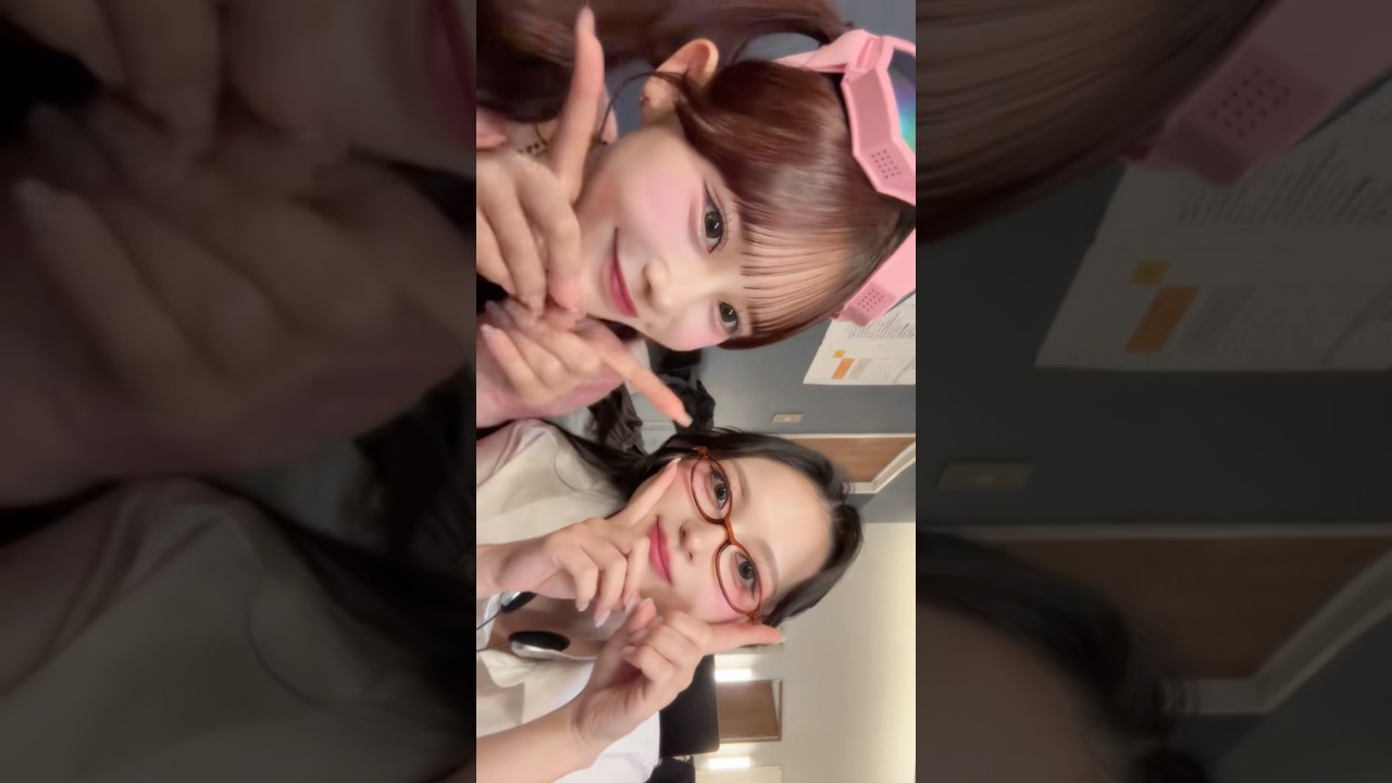 漫画とかによくある全く違いそうだけど親友みたいなペア(͒ ᴖ ·̫ ᴖ⸝⸝ )͒♪‎ꜝ❤︎⬞♪ #きゃんちゅー #村川緋杏 #桐原美月 #CANDYTUNE #アイドル