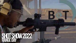 B&T SPC9 Line Up & SQD Tri-Lug Attachment Range Day Shot Show 2022