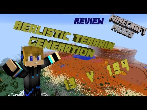 Realistic Terrain Generation / Minecraft mods 1.9 y 1.9.4 / Review en Español