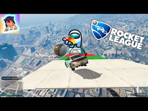 Mega rampa Among  Us  972.1416% Imposible! termina mal -GTA V Online