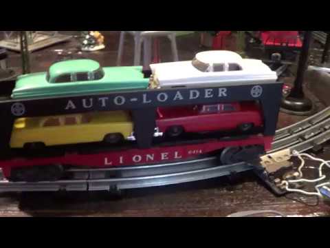 Lionel 6414 AUTO-LOADER,  with PREMIUM CARS!
