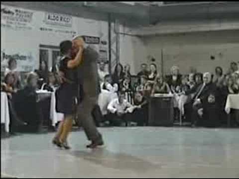  Coca Cartery  and  Osvaldo Cartery  are  dancing  to  the  tango  "  Tigre Viejo  "