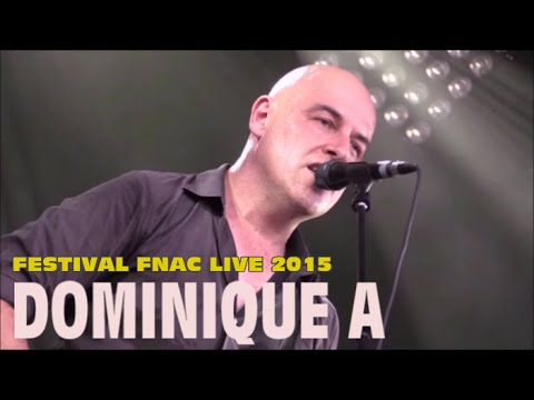 DOMINIQUE A  AU FESTIVAL FNAC LIVE PARIS LE 17 JUILLET 2015