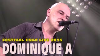 DOMINIQUE A  AU FESTIVAL FNAC LIVE PARIS LE 17 JUILLET 2015