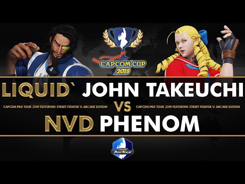 LIQUID` John Takeuchi vs NVD Phenom - Capcom Cup 2019 Winners Quarters - CPT 2019