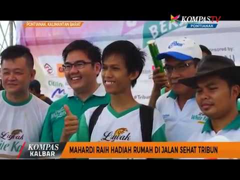 Mahardi Rahih Hadiah Rumah di Jalan Sehat Tribun - Kompas TV Pontianak