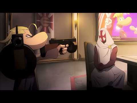 Rayman Takes Out Facists in Captain Laserhawk