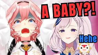 Lui PANIC After Reine Reveals she "Had a Baby" [Hololive]