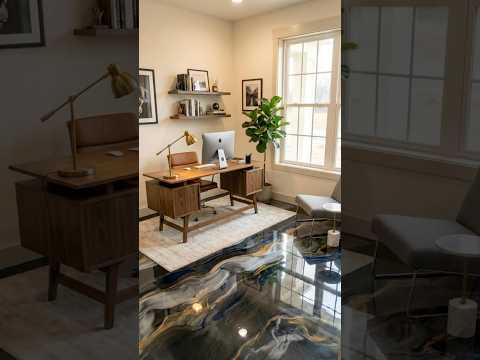 Empty Room → Productivity Home Office ( AI Build ) | Plot to Place