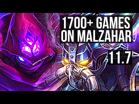 MALZAHAR vs KASSADIN (MID) | 3.7M mastery, 1700+ games, Rank 13 Malz | BR Master | v11.7