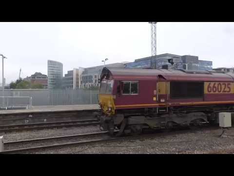 DB schenker 66025  with Arpley to portbury empty car train