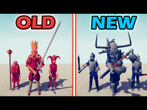 NEW MEDIEVAL TEAM vs OLD MEDIEVAL TEAM - Totally Accurate Battle Simulator | TABS