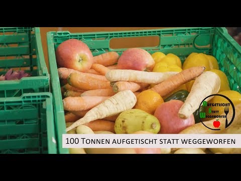 100 Tonnen aufgetischt statt weggeworfen!
