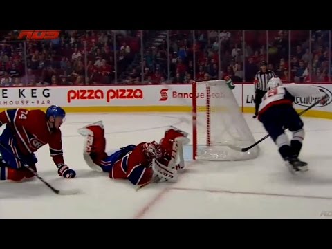 Carey Price Nice Save on Backstrom (9/28/14)