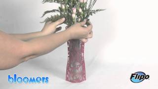 Bloomers Plastic Foldable Reusable Vase: 6-Pack