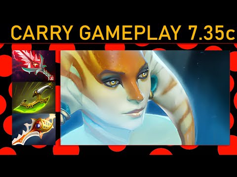 💰 K1 tqmD Naga Siren 900+ GPM! Carry Gameplay 7.35c - Dota 2 Top MMR