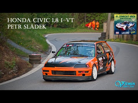 Petr Sládek - Honda Civic 1,8 i-VT - 41. Zámecký vrch 2022 - Náměšť n. Osl. - Autoklub Česká trofej