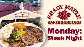 Monday Night at the US's Largest Buffet: Steak Night!