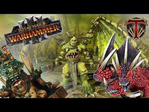 Chaos Gods Teamwork? Lizardmen vs Demons of Chaos - Total War Warhammer 3