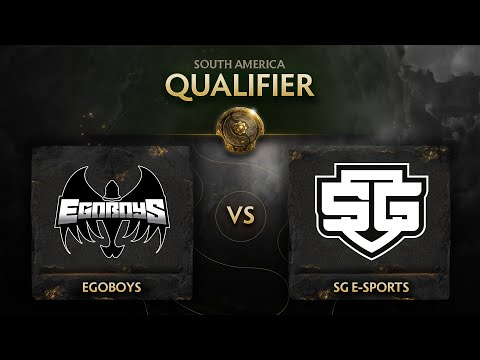 EgoBoys vs SG e-sports Game 2 - TI10 SA Qualifiers: Upper Bracket R2 w/ Moxxi & Purge