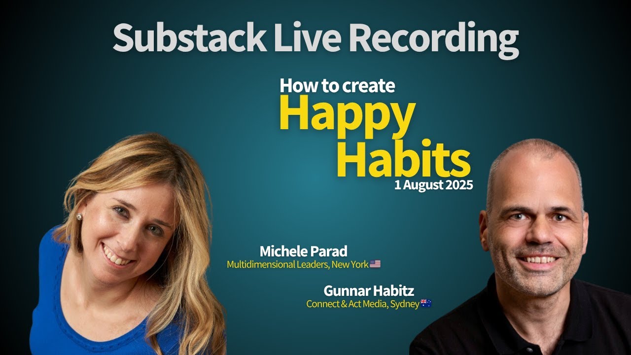 How to Create Happy Habits
