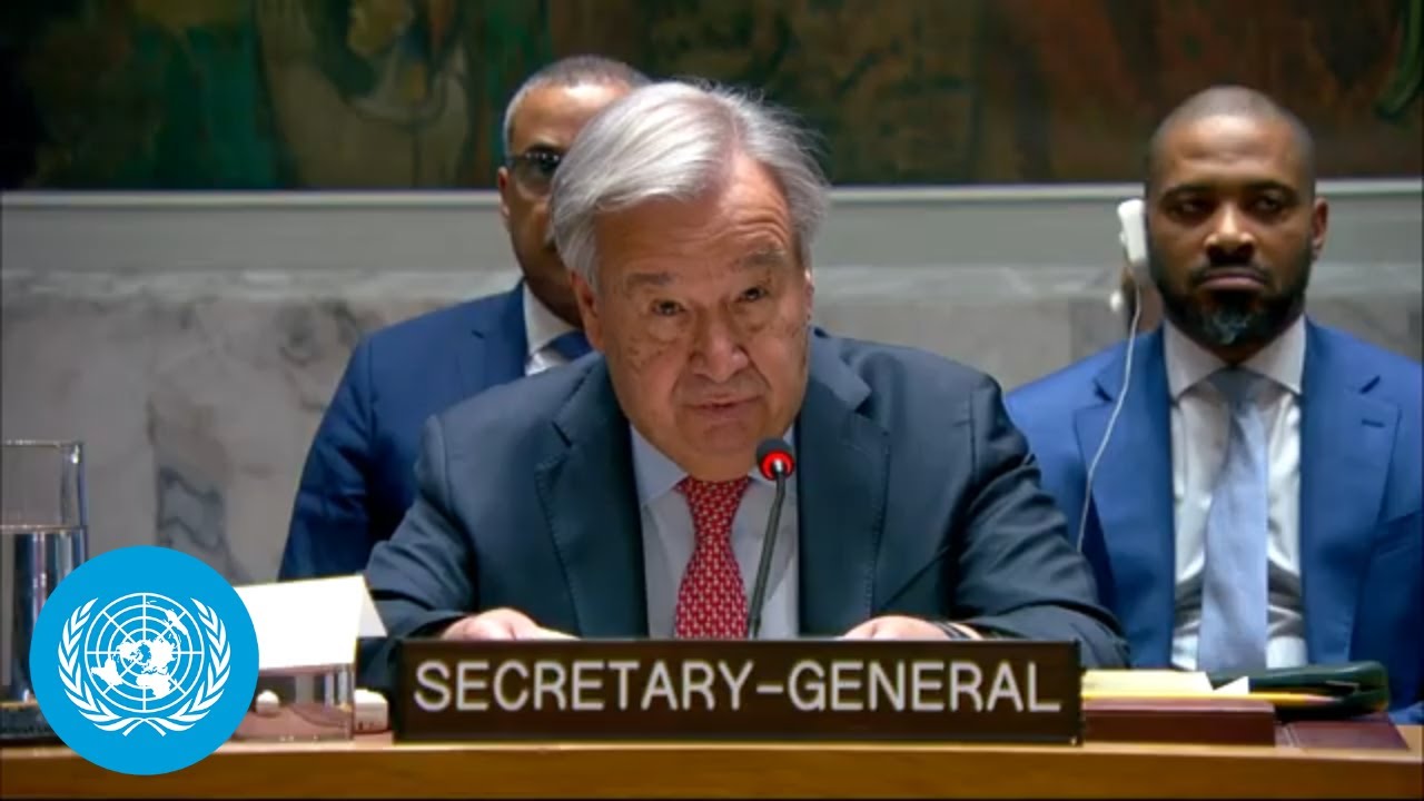 Ukraine: Maintenance of peace and security - UN Chief's remarks | United Nations