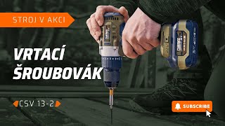 Akumulátorový vrtací šroubovák CSV 13-2 BASIC BOX NAREX