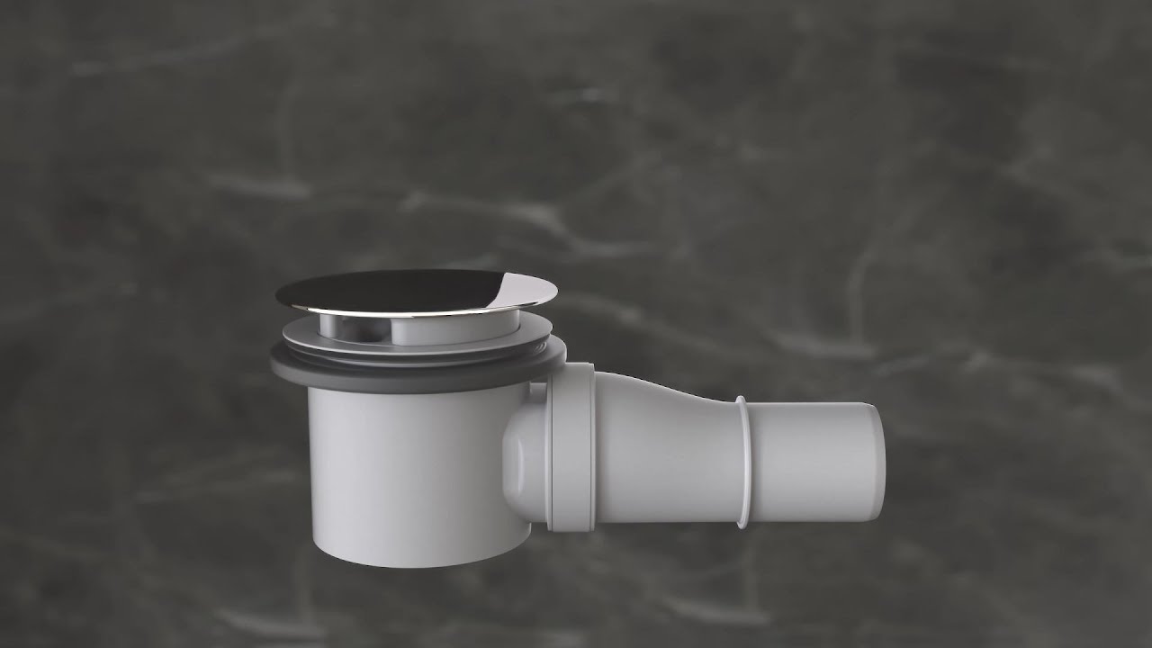 Visolva Reinigungsfreier Siphon mit Chrom Deckel Visolva Reinigungsfreier Siphon mit Chrom Deckel