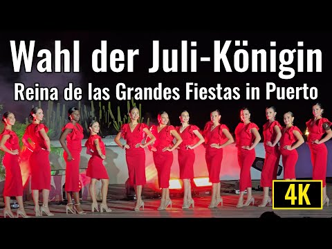 Die Wahl der Juli-Königin in Puerto de la Cruz - Reina de las Grandes Fiestas de Julio 2024