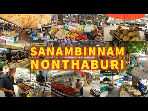 Sanambinnam Nonthaburi Thailand Street Scenes 2021