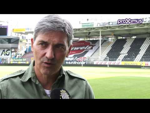 Felice Mazzu avant Zulte Waregem - RCSC