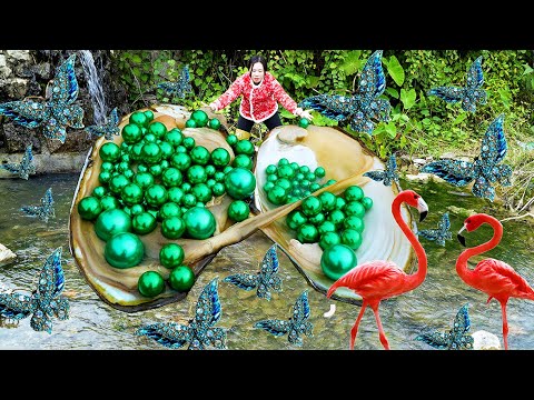 🎁🎁Giant clams growing in spring water nurture pearls that are even more beautiful than sea pearls