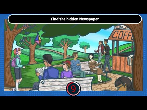 HOW SHARP ARE YOUR EYES? Hidden Object Game | OPTICAL ILLUSION PUZZLE |
